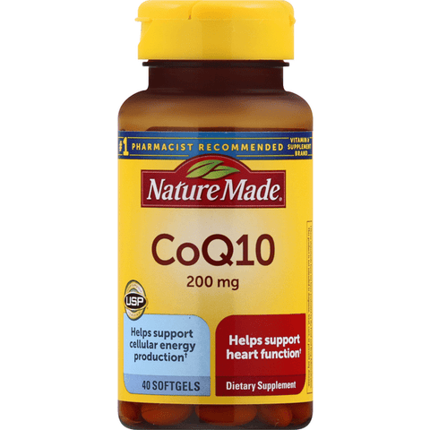 Nature Made CoQ10 200mg Naturally Orange Softgel - 40 Count