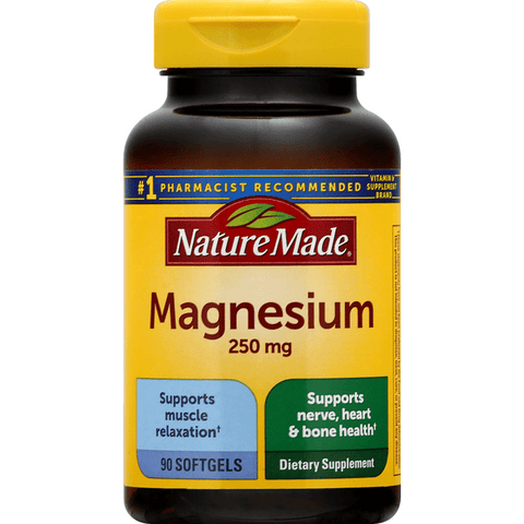 Nature Made Magnesium 250mg Liquid Softgels - 90 Count