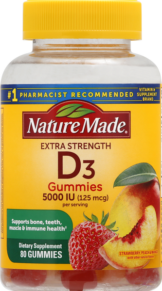 Nature Made Vitamin D 5000 IU Gummy – WholeLotta Good