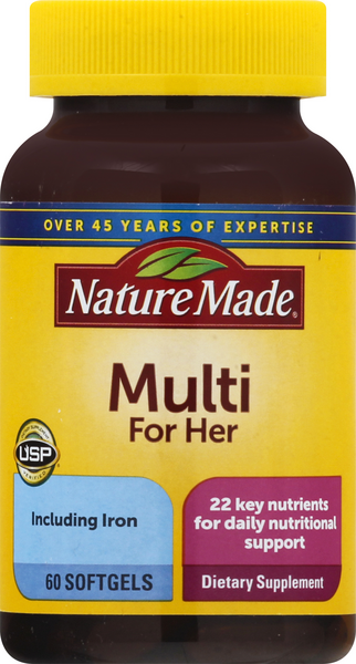Nature Made Multi for Her Softgels - 60 Count