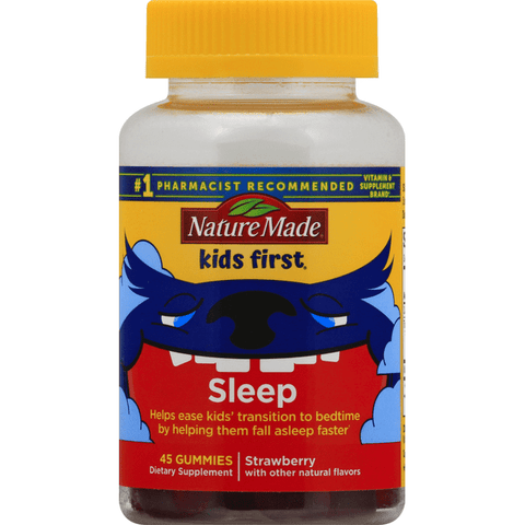 Nature Made Kids First Sleep, Strawberry Gummies - 45 Count