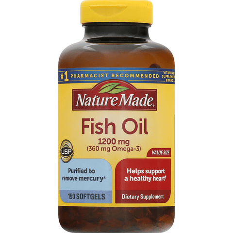 Nature Made Fish Oil 1200Mg Softgels - 150 Each