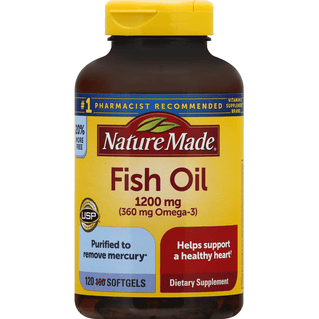 Nature Made Fish Oil, 1200 mg, Liquid Softgels - 120 Count