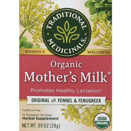 Traditional Medicinals Women's  Organic Mother's Milk Herbal Tea 16 Count - 0.99 Ounce