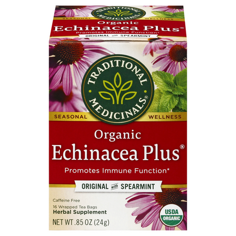 Traditional Medicinals Seasonal Teas Organic Echinacea Plus 16 Count - 0.85 Ounce