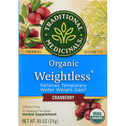 Traditional Medicinals Women's Tea Organic Weightless Cranberry 16 Count - 0.85 Each