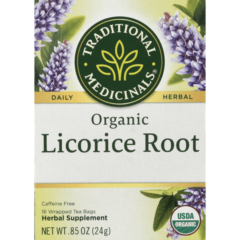 Traditional Medicinals Herbal Teas Organic Licorice Root 16 Count - 0.85 Ounce