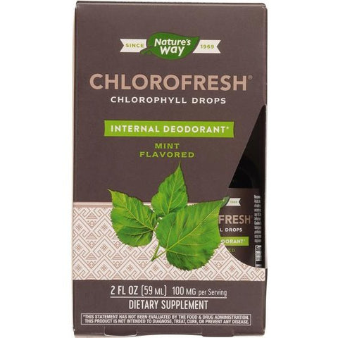 Nature's Way Chlorophyll Drops, 100 Mg, Mint Flavored - 2 Ounce