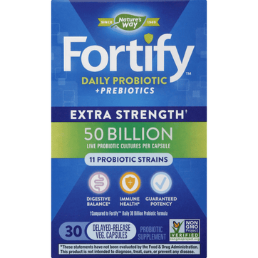 Nature's Way Fortify Daily Probiotic Capsules - 30 Count
