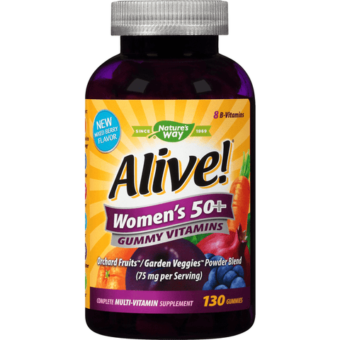 Nature's Way Alive Women's 50+ Gummy Vitamins - 130 Count