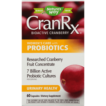 Nature's Way CranRx Women's Care with Probiotics Capsules - 60 Count