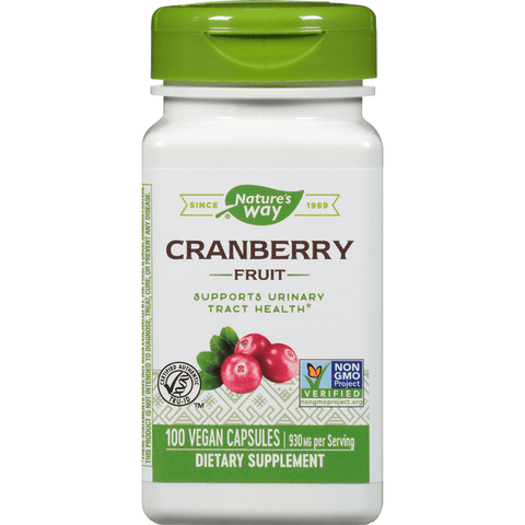 Nature's Way Cranberry Fruit 465mg Capsules - 100 Count