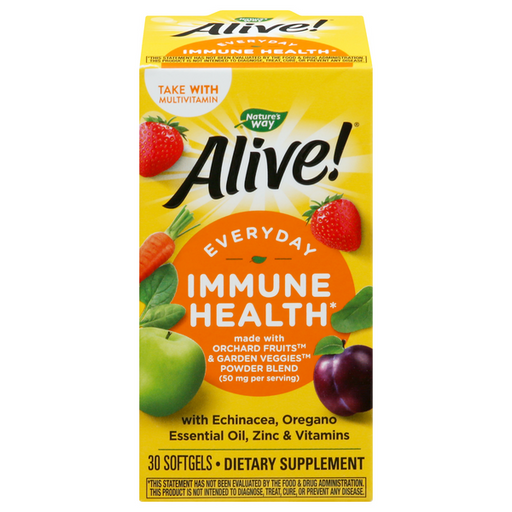 Nature's Way Alive Everyday Immune Health, Softgels - 30 Count