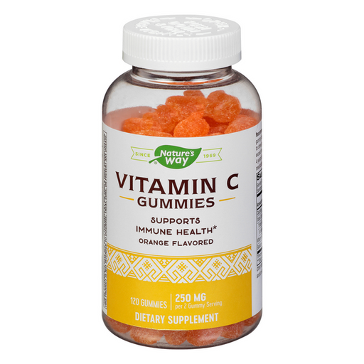 Nature's Way Vitamin C, Orange Flavored, 250 Mg, Gummies - 120 Count