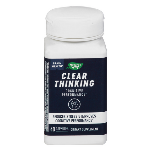 Nature's Way Clear Thinking, Capsules - 40 Count