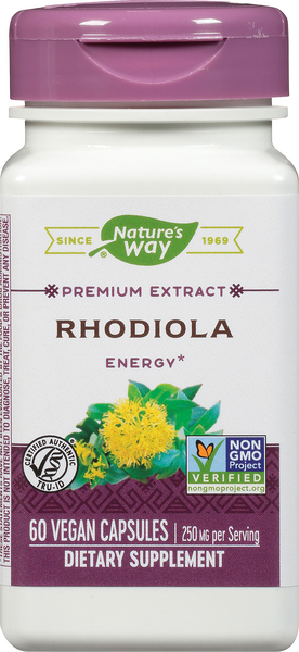 Nature's Way Rhodiola Rosea Standardized Vcaps - 60 Count