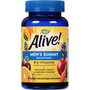 Nature's Way Alive! Men's Gummy Vitamins Multi-Vitamin/Mineral Supplement - 60 Each