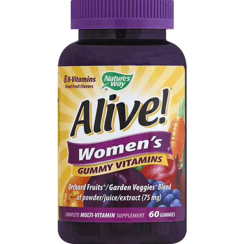 Nature's Way Alive! Women's Gummy Vitamins Multi-Vitamin/Mineral Supplement - 60 Each