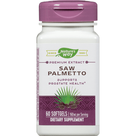 Nature's Way Saw Palmetto Standardized Softgels - 60 Count
