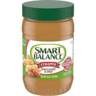 Smart Balance Creamy Natural Rich Roast Peanut Butter - 16 Ounce