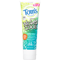 Tom's of Maine Natural Wicked Cool Fluoride Toothpaste, Mild Mint - 5.1 Ounce