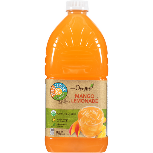 Full Circle Organic Mango Lemonade - 64 Ounce
