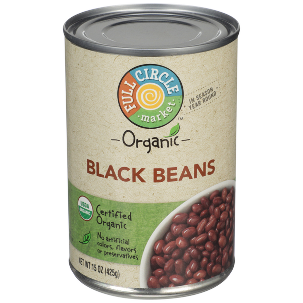 Full Circle Organic Black Beans - 15 Ounce