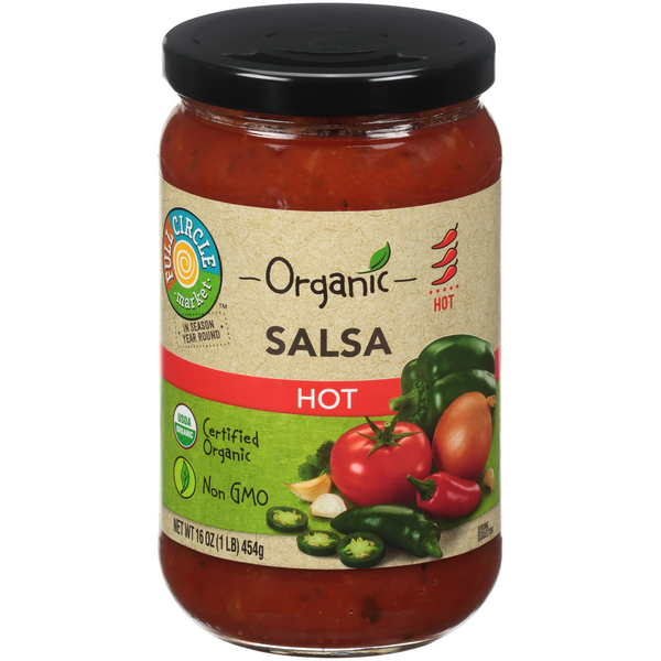 Full Circle Organic Hot Salsa - 16 Ounce