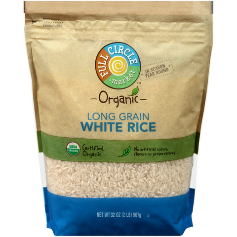 Full Circle Organic Grain Long Grain White Rice - 32 Ounce