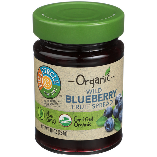 Full Circle Organic Wild Blueberry Fruit Spread - 10 Ounce