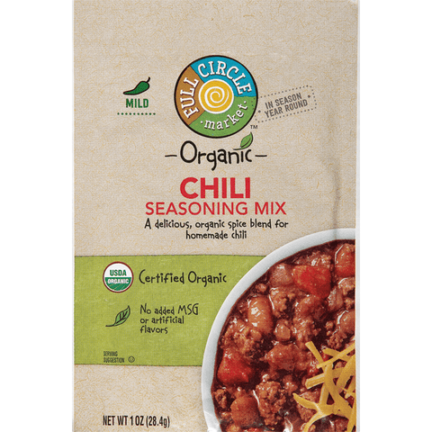 Full Circle Market Mild Chili Seasoning Mix - 1 Ounce