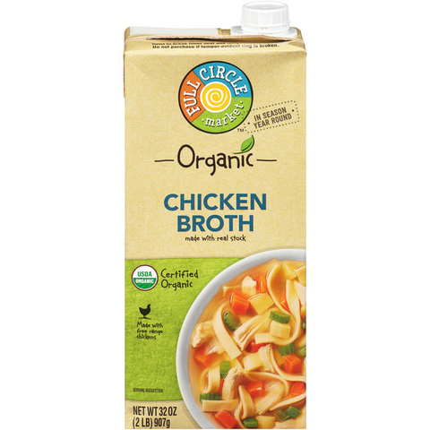 Full Circle Organic Chicken Broth - 32 Ounce
