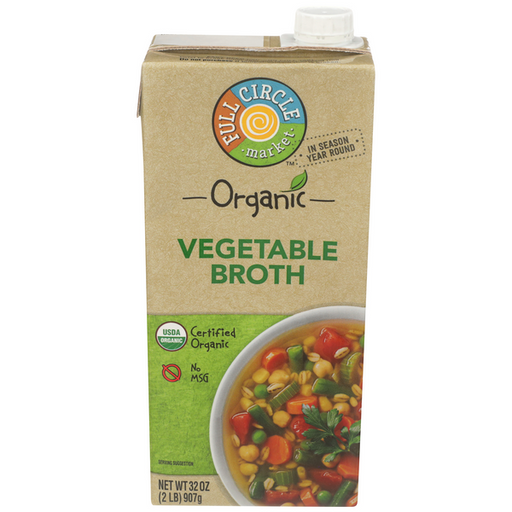 Full Circle Organic Vegetable Broth - 32 Ounce