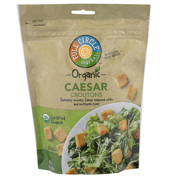 Full Circle Organic Caesar Croutons - 5 Ounce