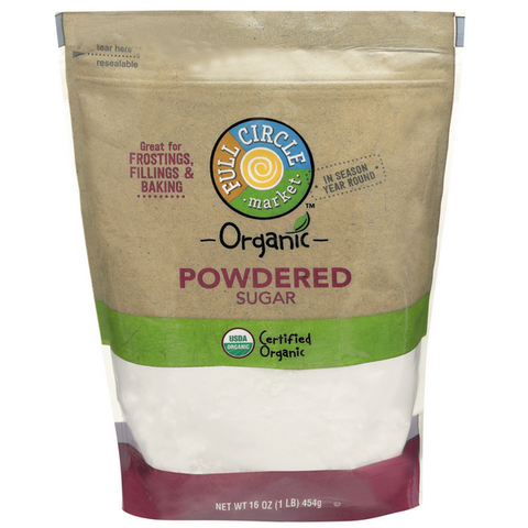 Full Circle Organic Powdered Sugar - 16 Ounce