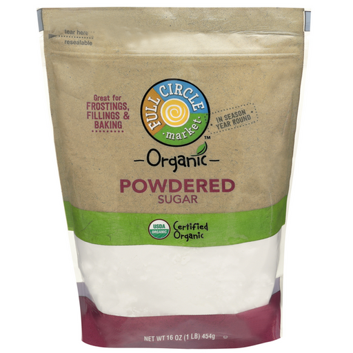 Full Circle Organic Powdered Sugar - 16 Ounce