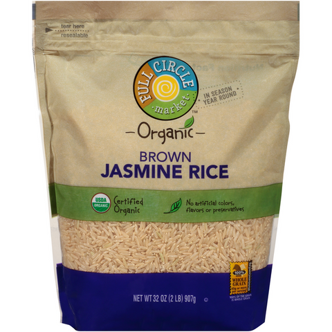 Full Circle Organic Brown Jasmine Rice - 32 Ounce
