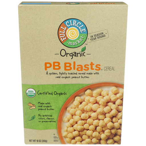 Full Circle Organic PB Blasts Cereal - 10 Ounce