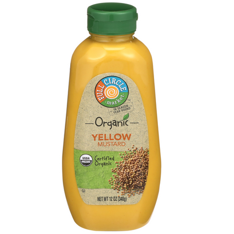 Full Circle Organic Yellow Mustard - 12 Ounce