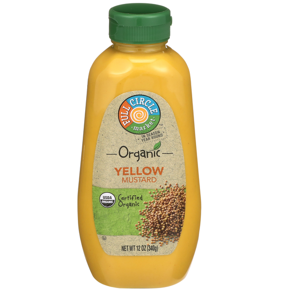 Full Circle Organic Yellow Mustard - 12 Ounce