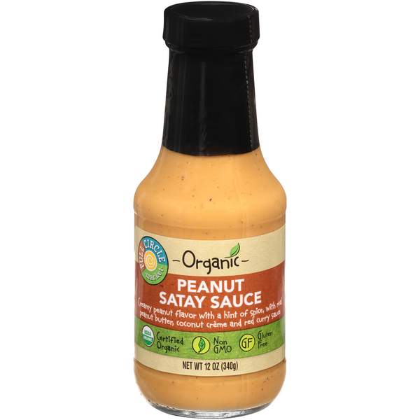 Full Circle Organic Peanut Satay Sauce - 12 Ounce