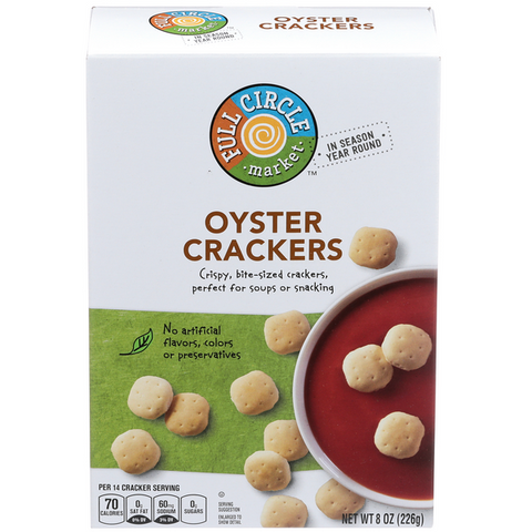 Full Circle Oyster Crackers - 8 Ounce