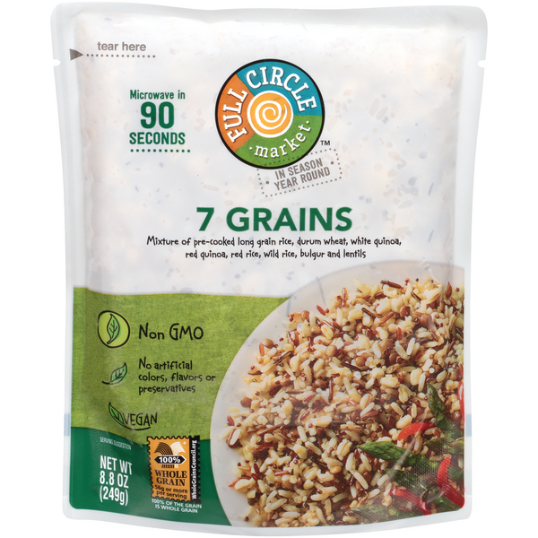 Full Circle 7 Grain Blend Ready to Eat in 90 Seconds - 8.8 Ounce