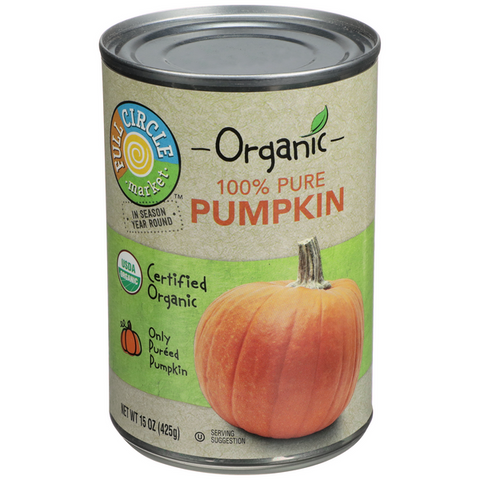 Full Circle Organic 100% Pure Pumpkin - 15 Ounce