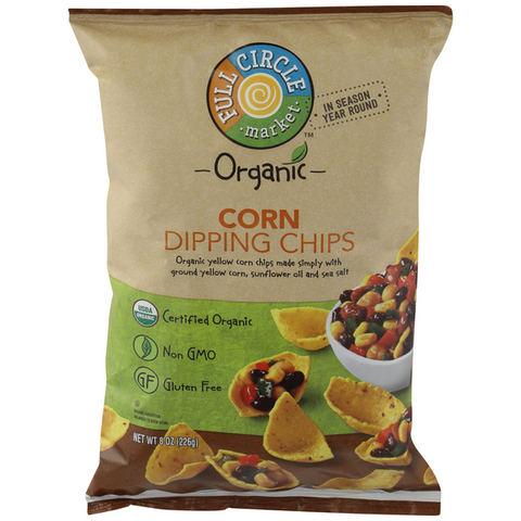 Full Circle Market Organic Corn Dipping Chips - 8 Ounce