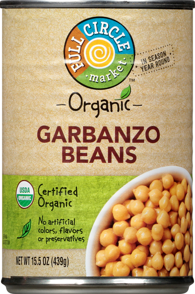 Full Circle Organic Garbanzo Beans - 15.5 Ounce