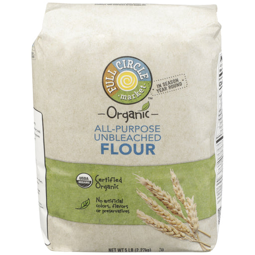 Full Circle Organic All-Purpose Unbleached Flour - 5 Pound