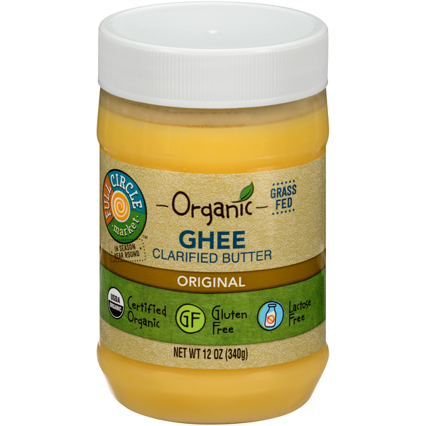 Full Circle Market Original Clarified Butter Ghee - 12 Ounce