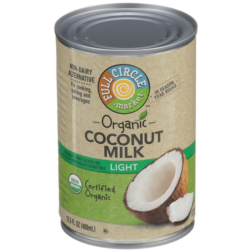 Full Circle Market Light Coconut Milk - 13.5 Ounce