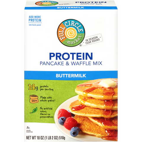 Full Circle Market Buttermilk Protein Pancake & Waffle Mix - 18 Ounce